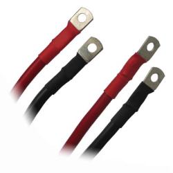 Battery Leads - Red & Black Pair - 2 x 1.5m - 35mm²