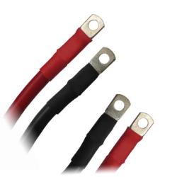 Battery Leads - Red & Black Pair - 2 x 1.5m - 50mm²