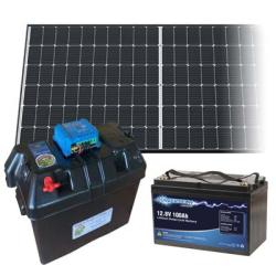 Lithium Power Pouch - 12 Volt Solar Kit - With 400w Panel