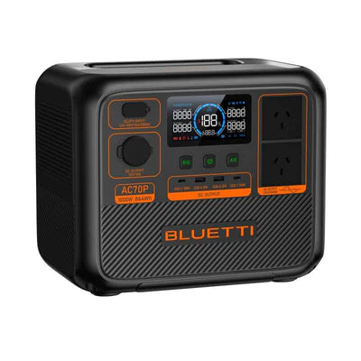 BLUETTI AC70P  Exp. Power Station, 1000W, 864Wh
