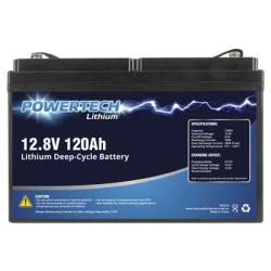 Powertech Lithium Battery - 120Ah - 12V