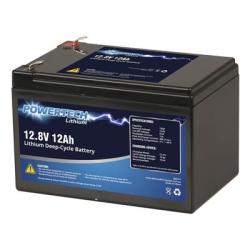 Powertech Lithium Battery - 12Ah - 12V