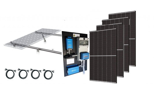 Victron 1200VA + 4 x Trina 425w Solar Panels | Solar Cabin Kit Victron 1200VA + 4 x Trina 425w Solar Panels | Solar Cabin Kit